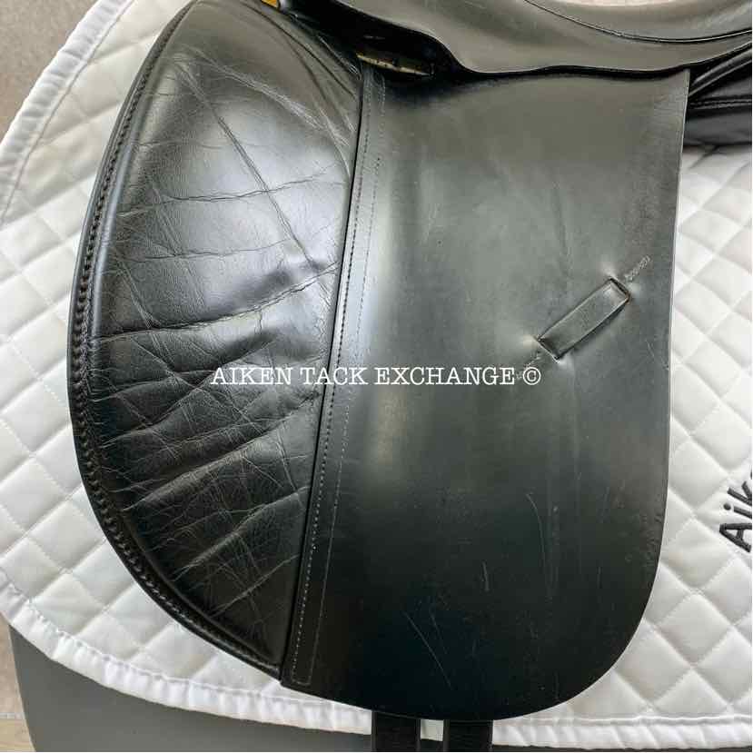 **SOLD** Albion Style SL Dressage Saddle, 16.5" Seat, Short Flap, Medium Tree, Wool Flocked Panels