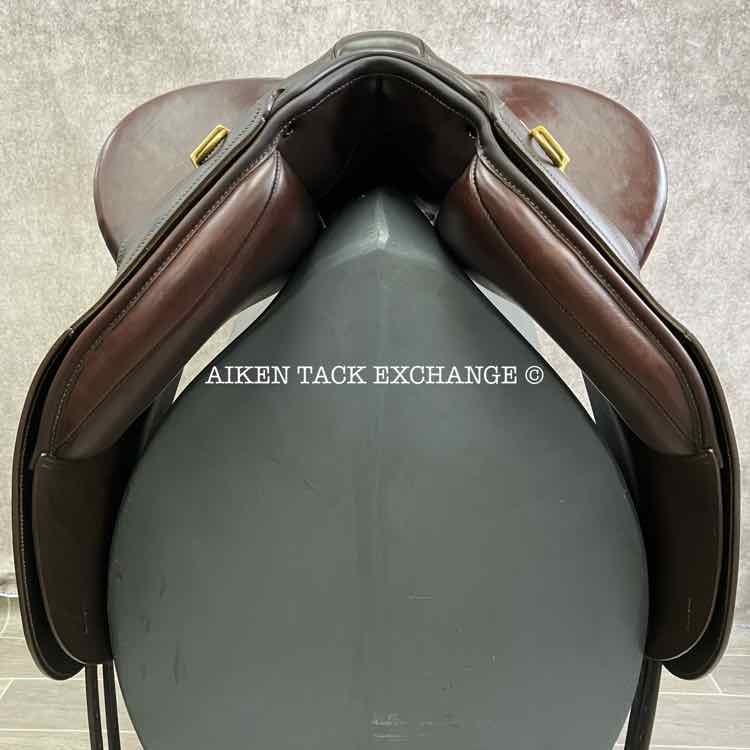 2007 Bates Kimberly Australian Stock Saddle, 17" / 17.5" Seat - Large, Adjustable Tree - Changeable Gullet, CAIR Panels