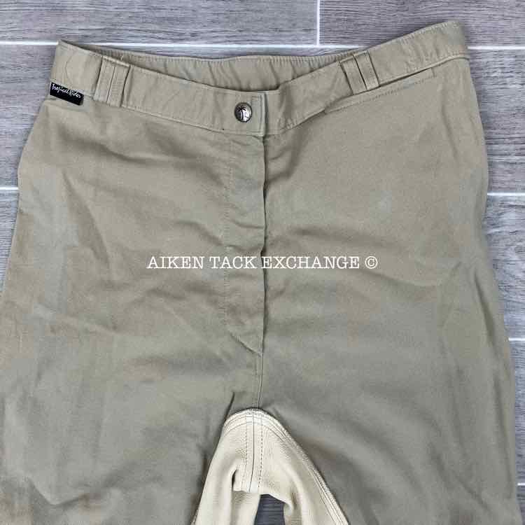 BARGAIN BUNDLE: 2 Pair Tropical Rider Deerskin Full Seat Breeches, Size 30