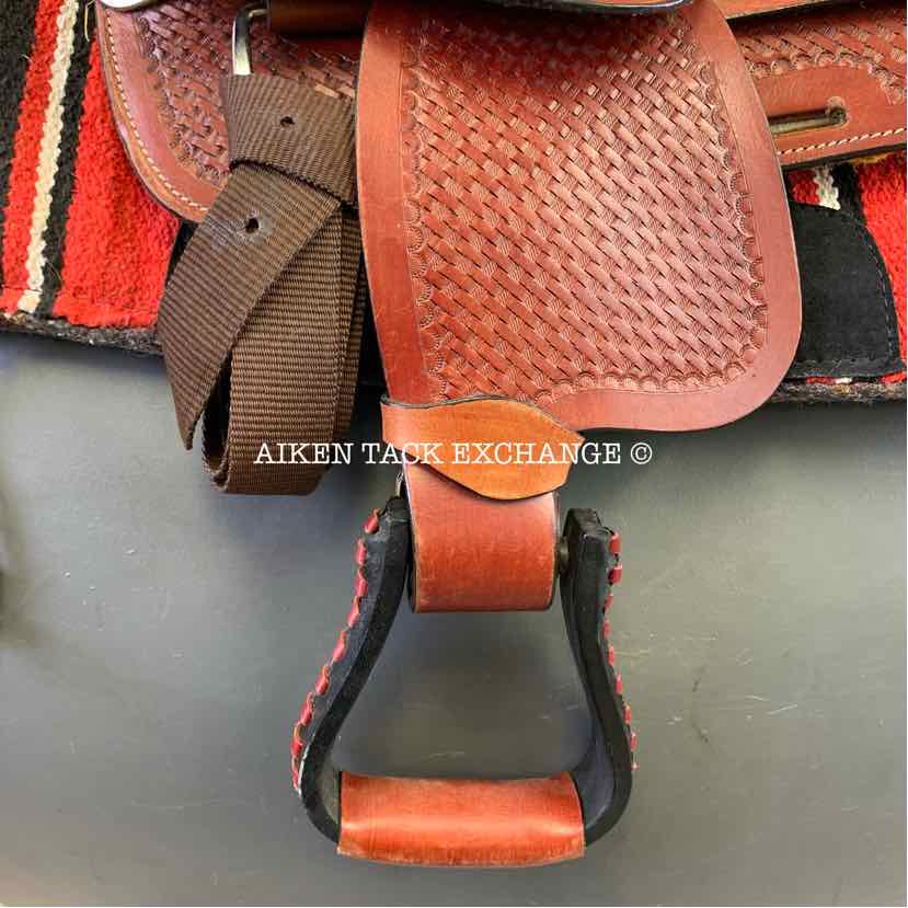 Children's Western Saddle, 10" Seat, Regular Tree - Semi QH Bars, Comes with Pad