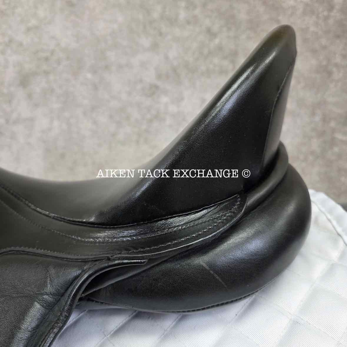 2000 Kieffer Action Dressage Saddle, 17" Seat, Medium Tree, Wool Flocked Panels