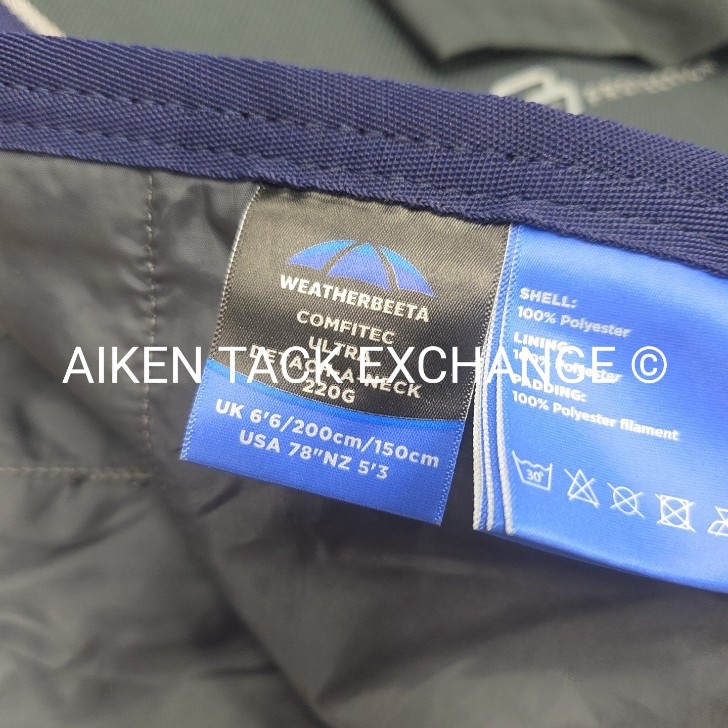 WeatherBeeta ComFiTec Plus Dynamic Detach-A-Neck Turnout Blanket, 220g fil, 78"