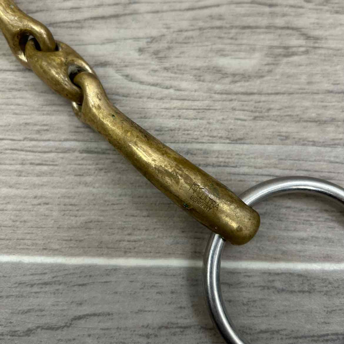 Herm Sprenger Dynamic RS KK Ultra Aurigan Double Joint Loose Ring Bradoon Bit 6"