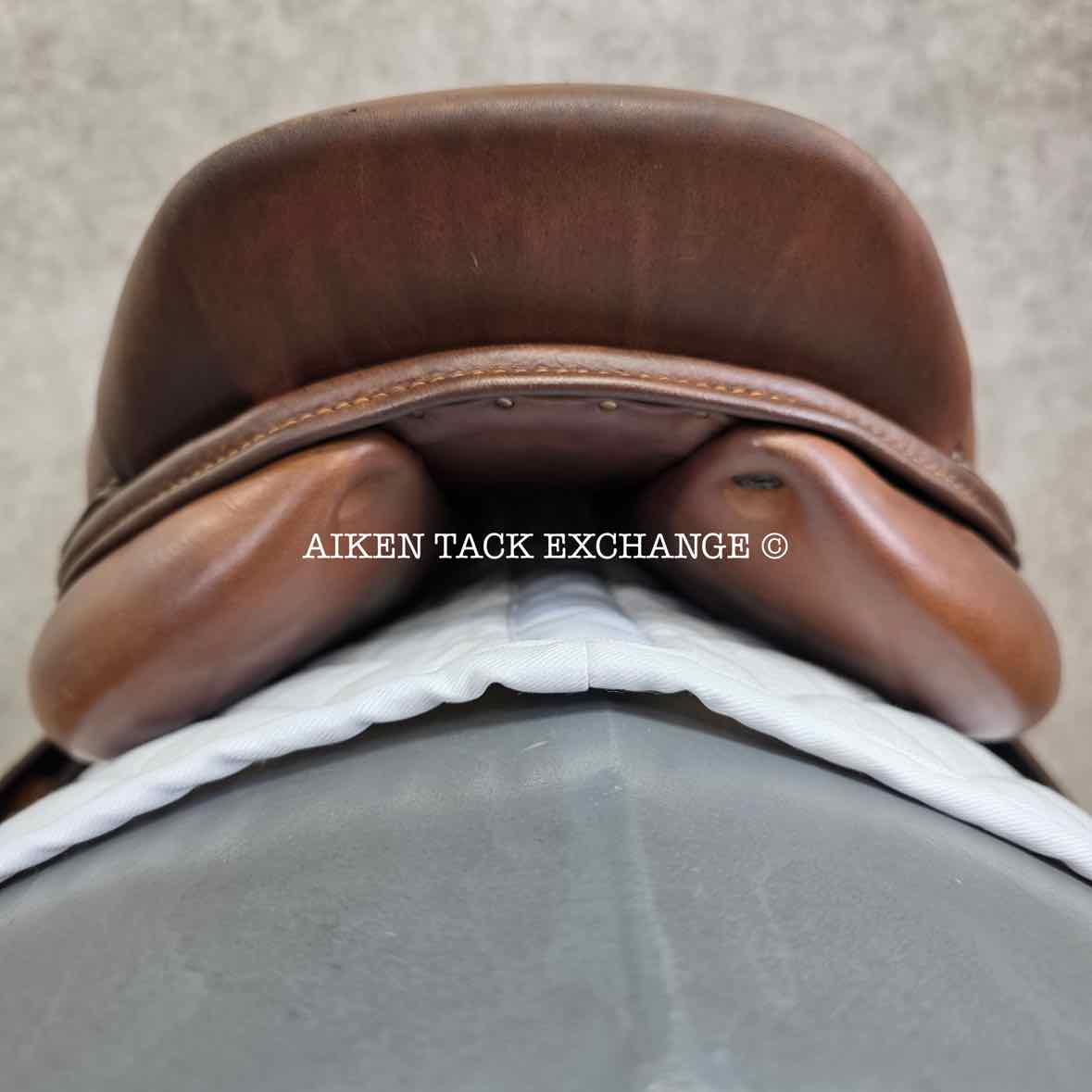 2017 PJ Close Contact Jump Saddle, 17" Seat, 3L Flap, Medium Wide Tree, Foam Panels