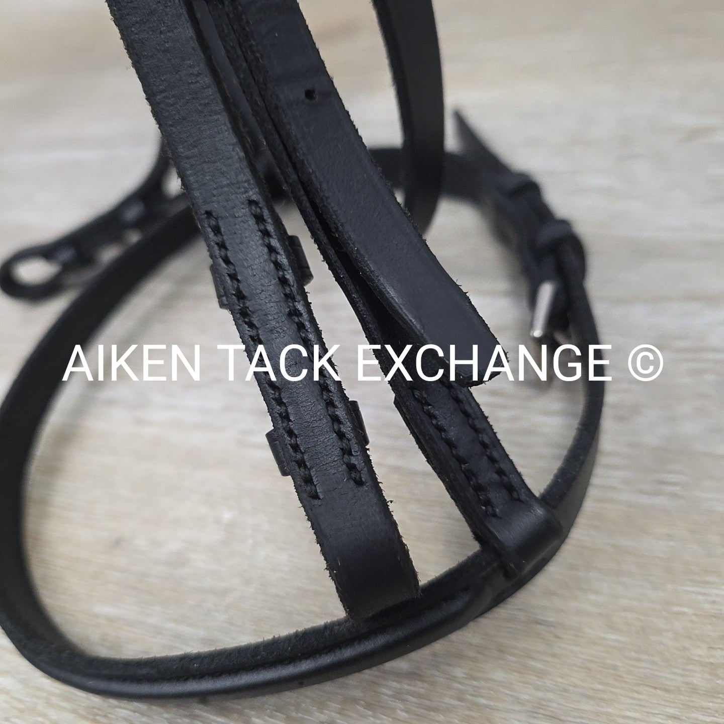 Courbette Plain Bridle Bridle, No Reins, Black, Size Full