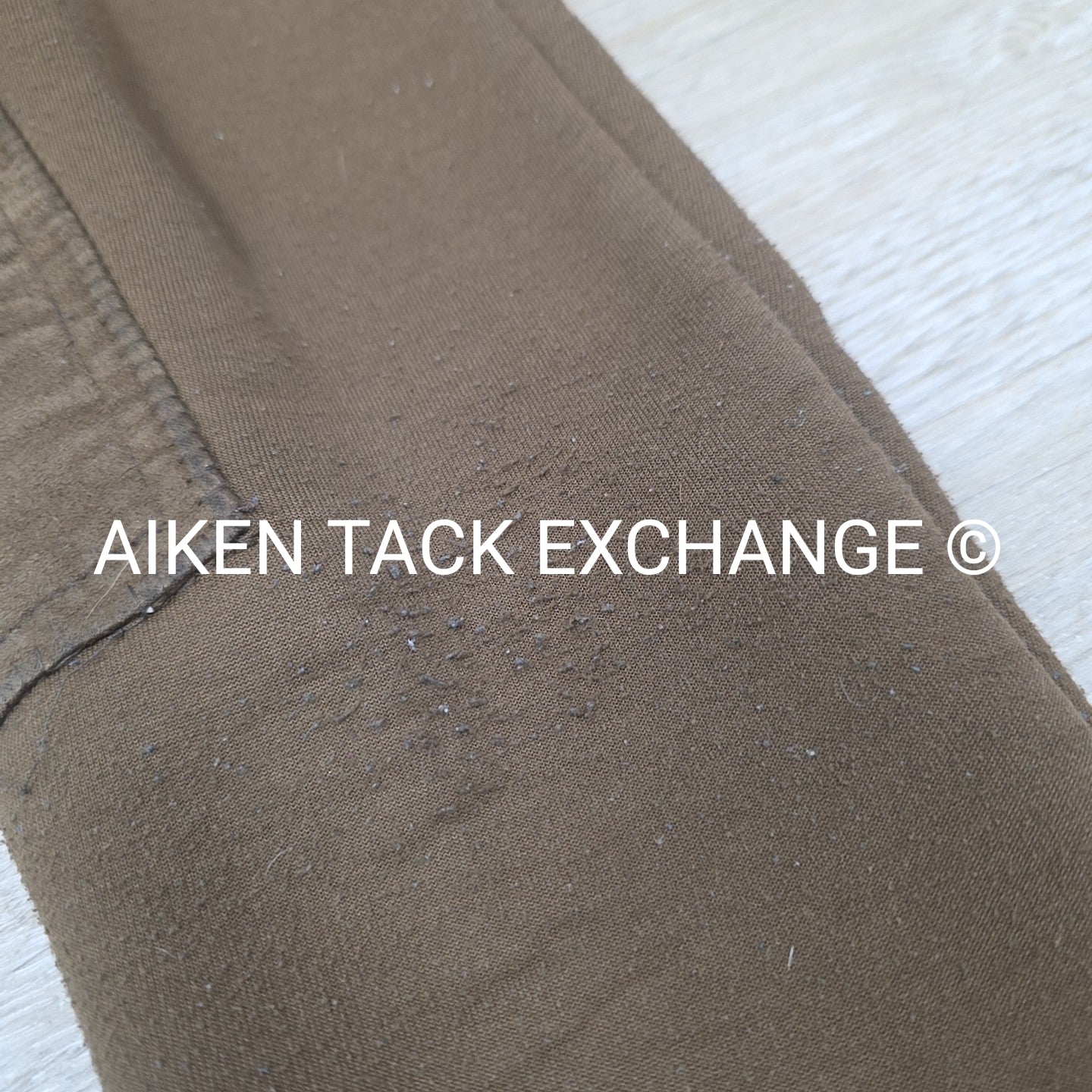 TuffRider Fleece Lined Winter Knee Patch Breeches, Size 24