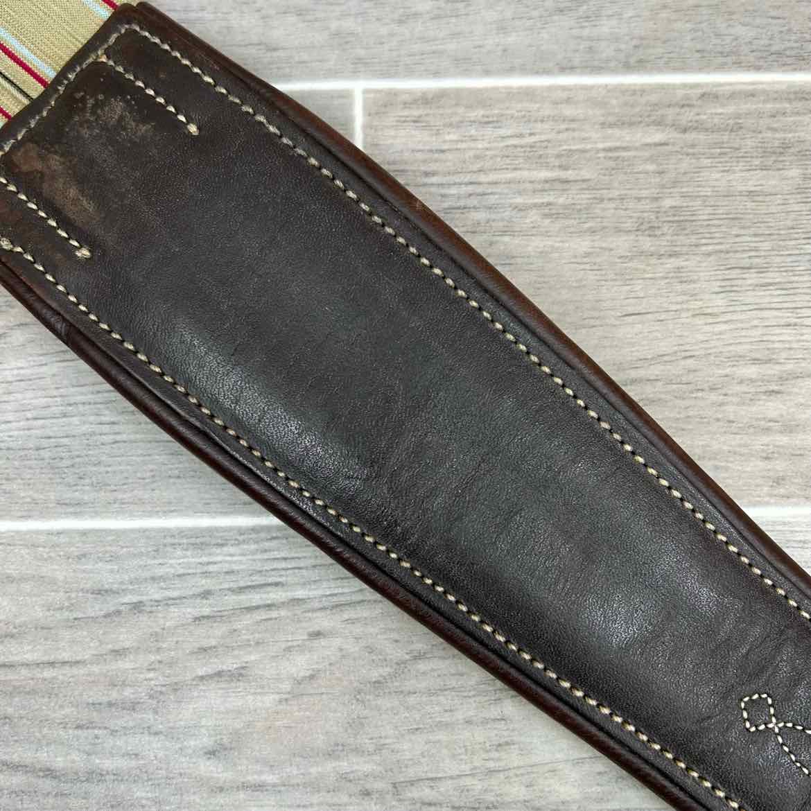 M. Toulouse Double Elastic Girth, Brown, 52"