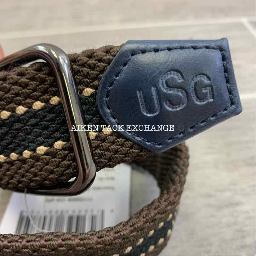 KL Select USG Elastic Reversible Stretch Belt, Size XS (27/70) Brand New