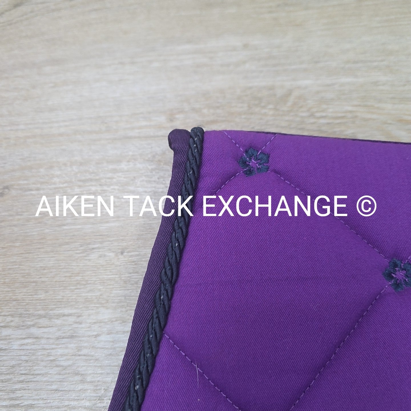 Centaur Hibiscus All Purpose Saddle Pad, Purple, Brand New