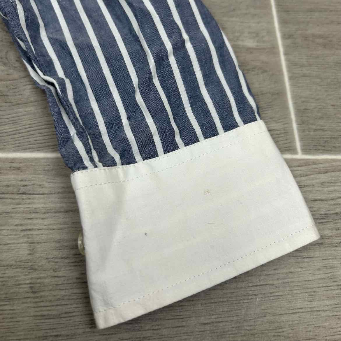 Equine Couture Ascot Long Sleeve Show Shirt, Size Medium