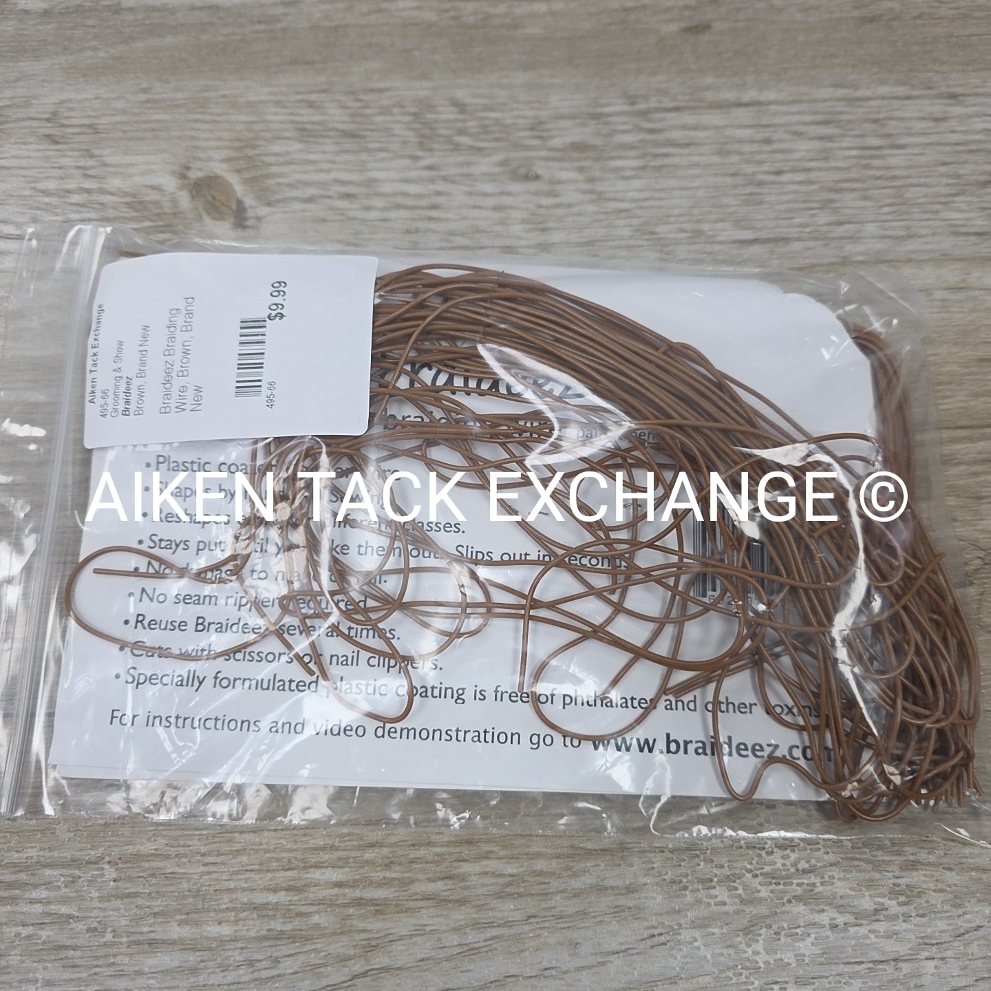Braideez Braiding Wire, Brown, Brand New