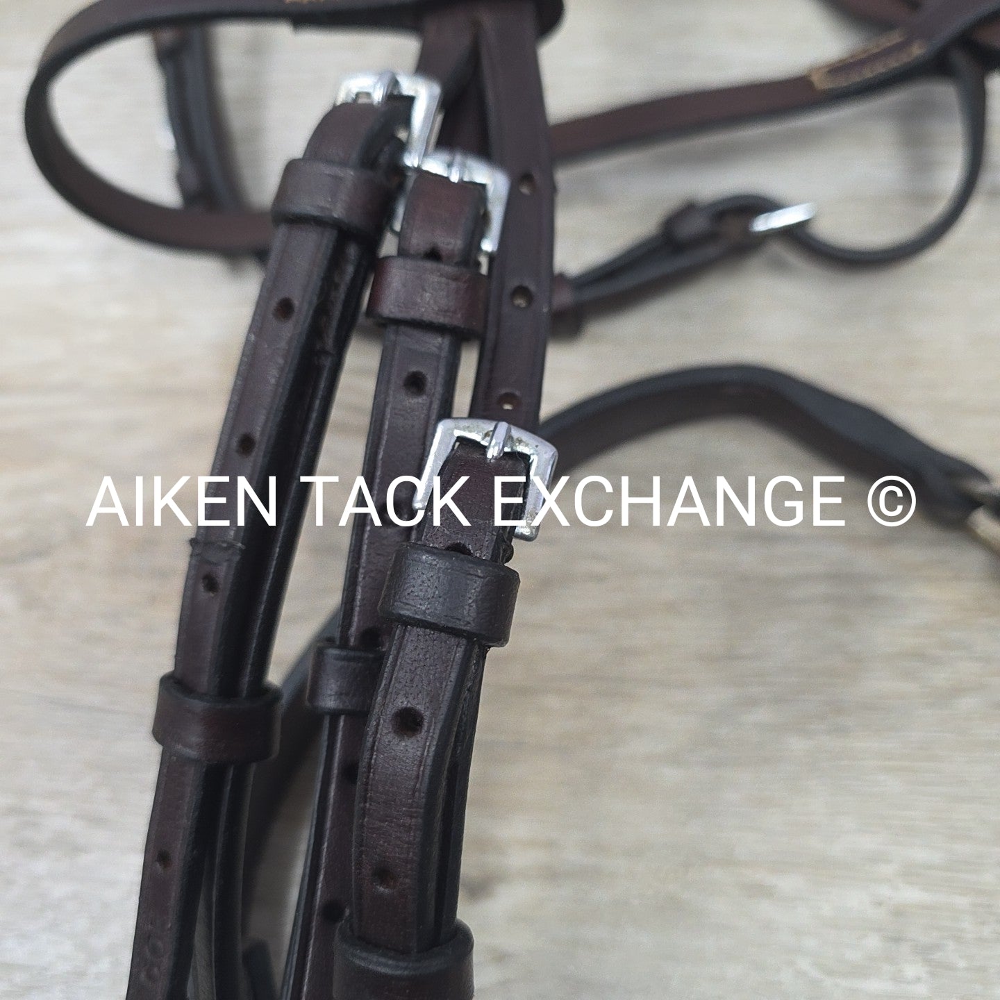 Plain Bridle with Drop Noseband, No Reins, Brown, Size Cob