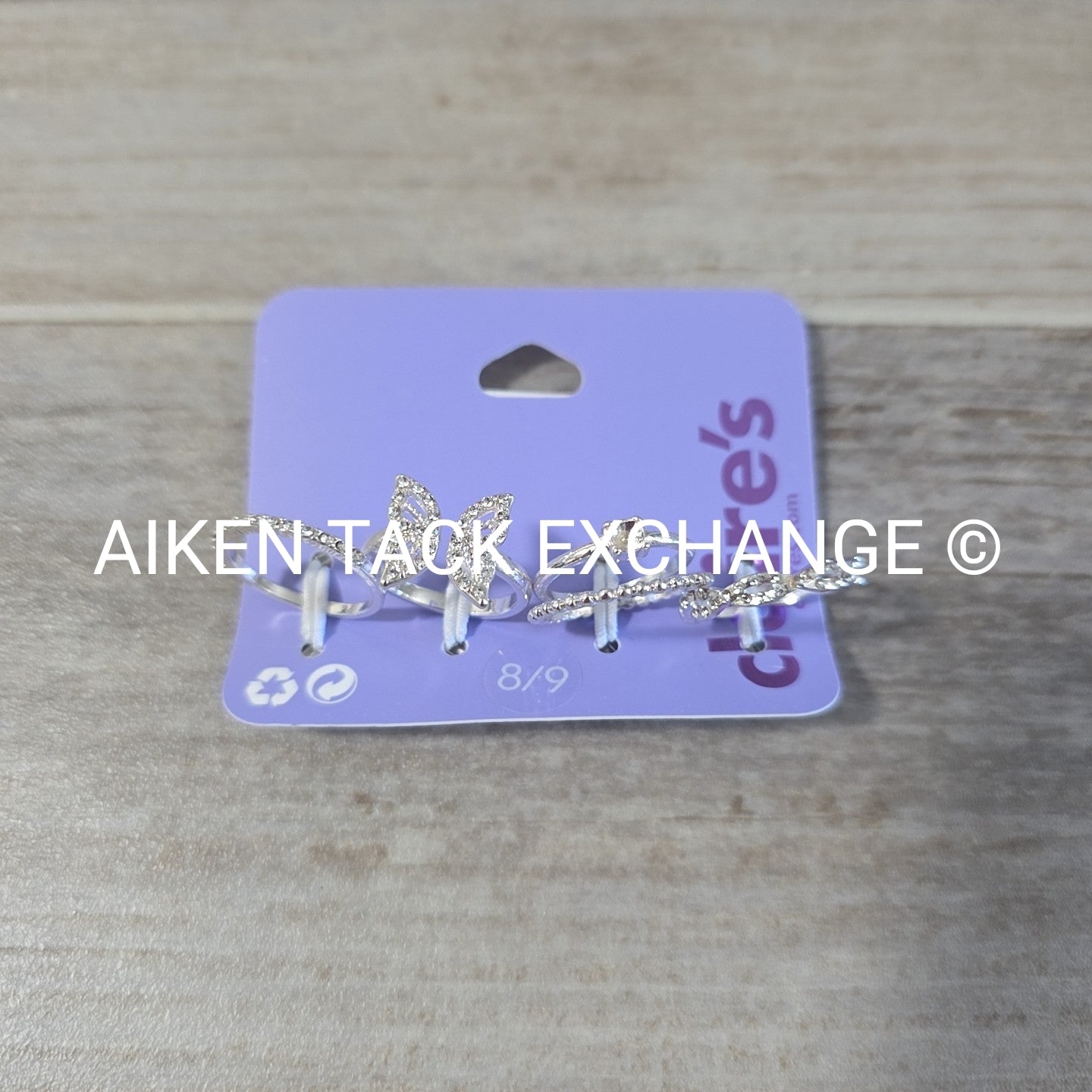 Claire's Ring Set (4) - Size 8/9