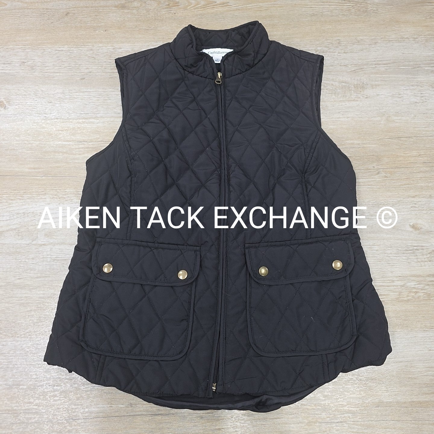 Craft & Borrow Quilted Vest, Size Medium
