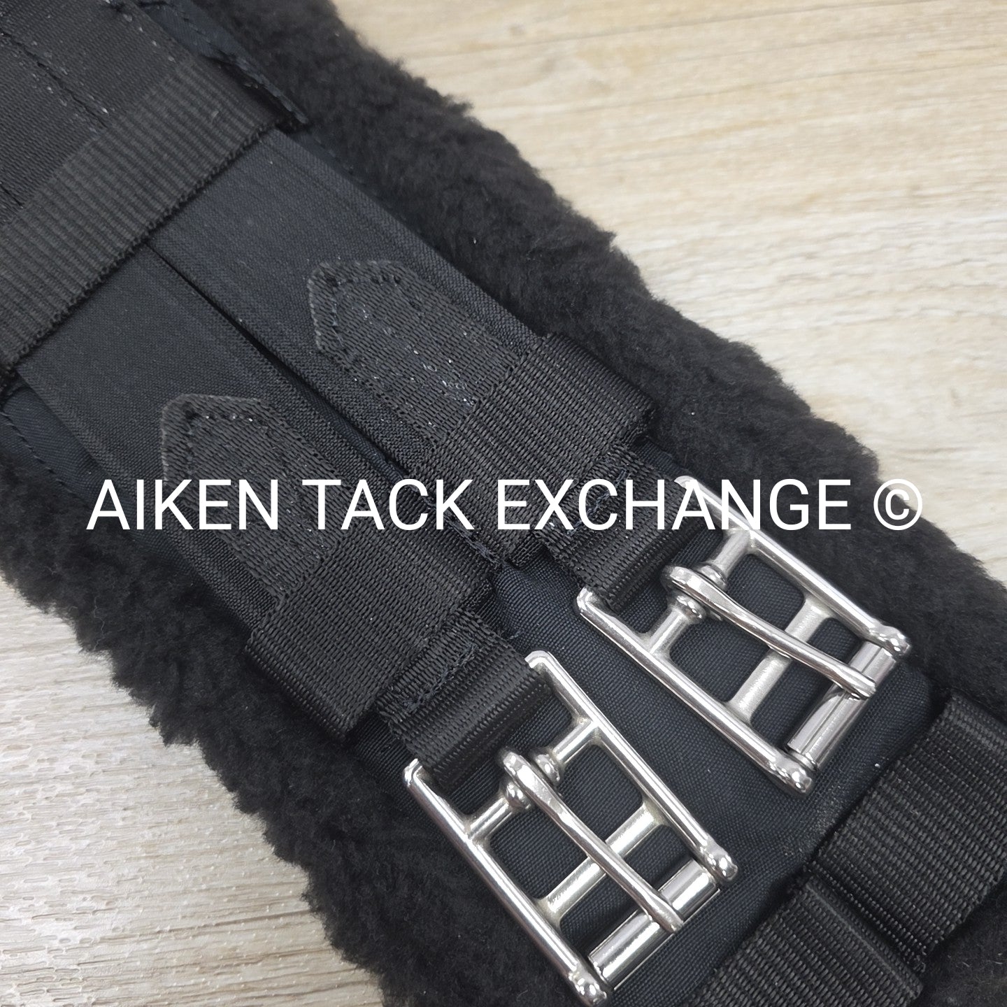 Lettia CoolMax Fleece Dressage Girth, Black, 28"