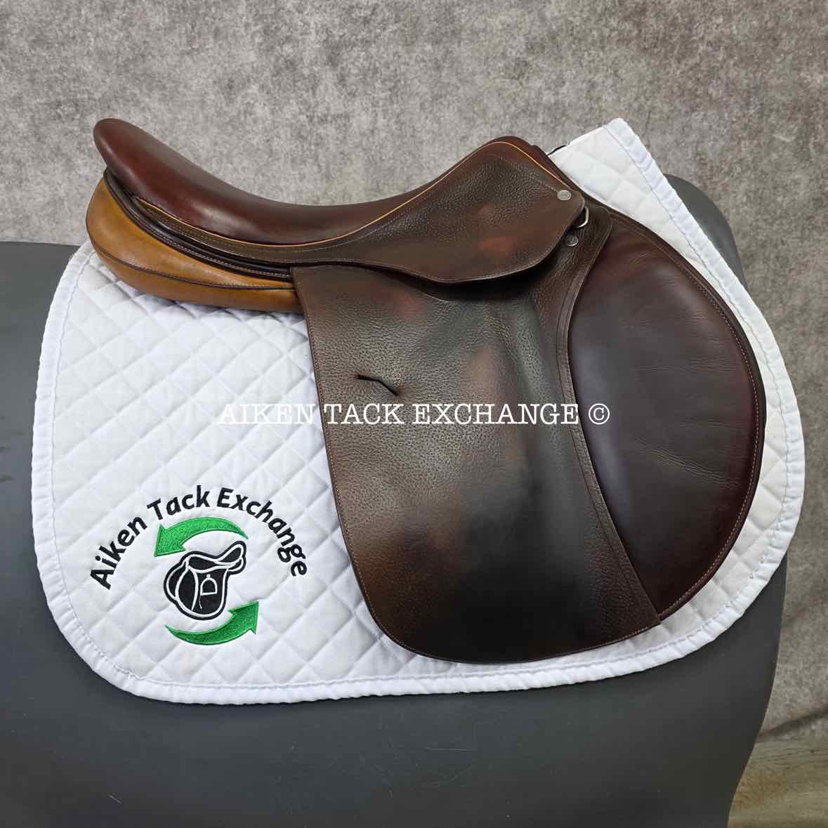 2012 Antares Close Contact Jump Saddle, 18" Seat, 4A Flap, Medium Tree, Foam Panels