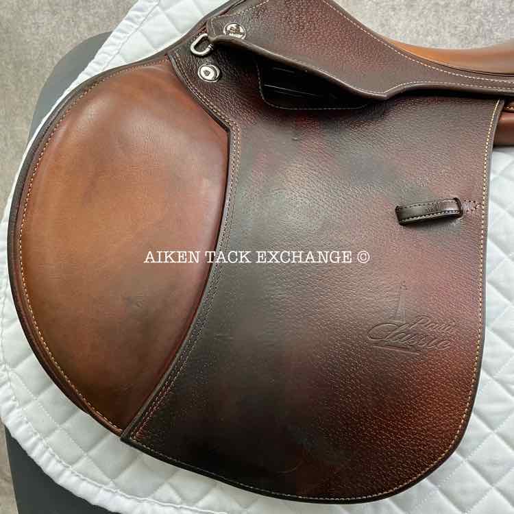 **SOLD** 2019 Prestige Paris Classic Close Contact Jump Saddle, 18" Seat, 33 Tree - Medium (Adjustable), Foam Panels