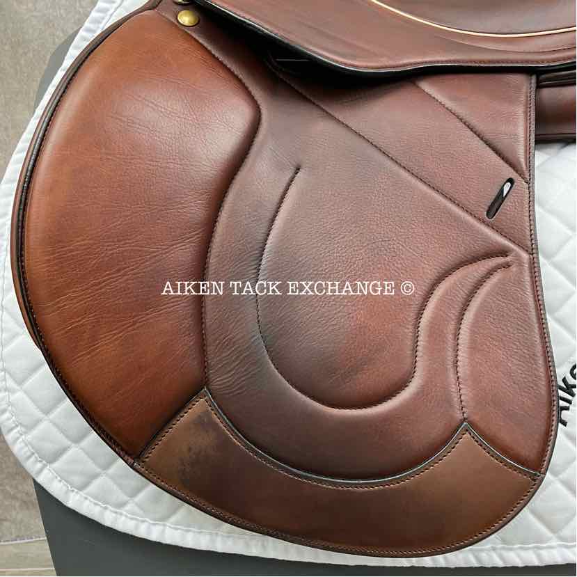 2021 MaxFlex Healthy Horse All Purpose Jump Saddle, 17.5" Seat, Wide Tree, Wool Flocked Panels