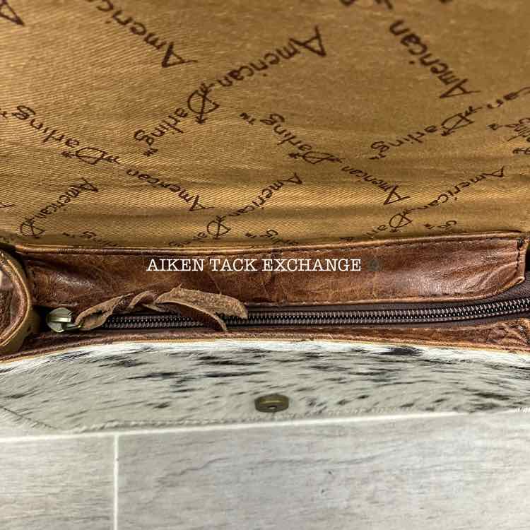 American Darling Tooled Leather & Hair On Hide Cross Body Handbag