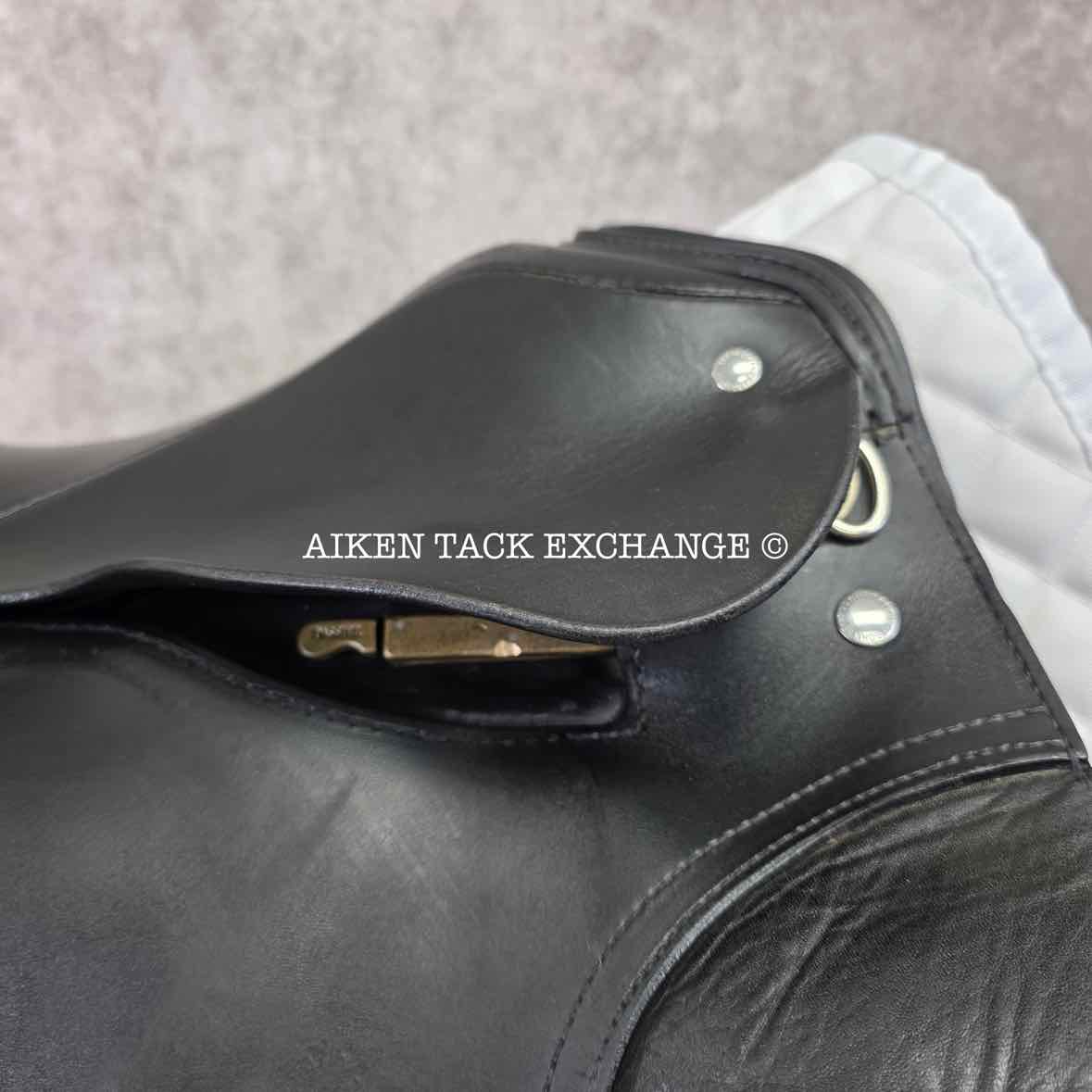 2005 Passier Grand Gilbert Dressage Saddle, 17" Seat, Medium Wide Tree, Wool Flocked Panels