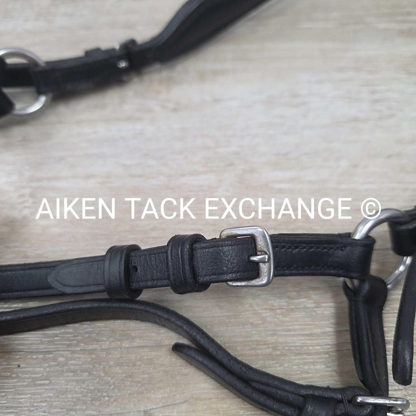 Bitless Bridle, No Browband, No Reins, Black, Size Full