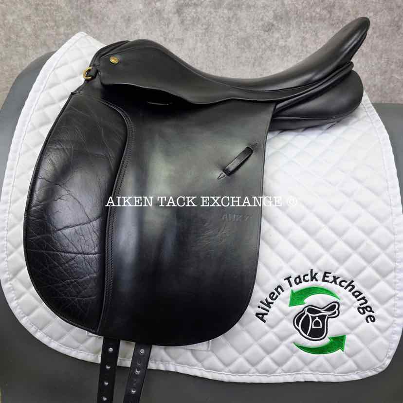 Anky Dressage Saddle, 18" Seat, Wide Tree, Wool Flocked Panels