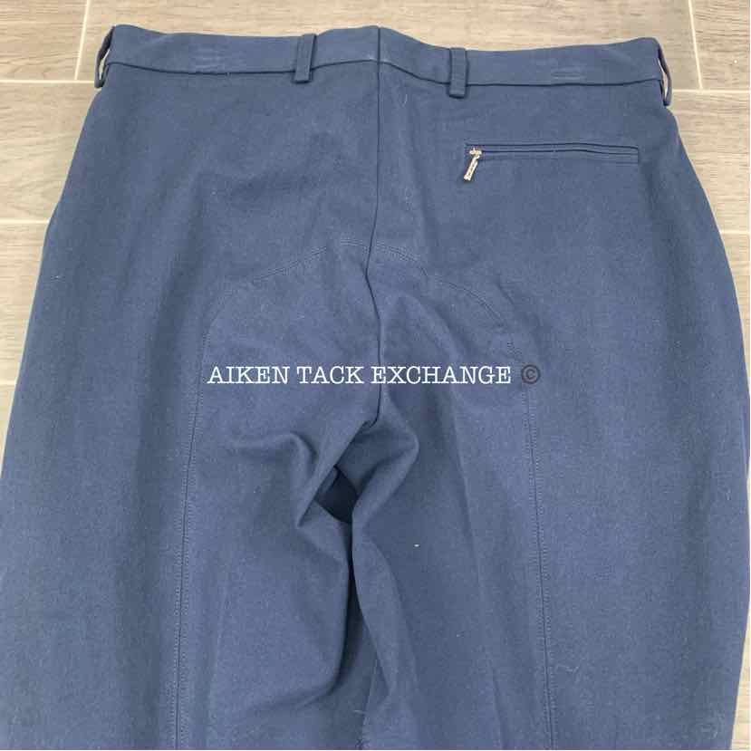 Sarm Hippique Lord Knee Patch Breeches, Navy, Size 36