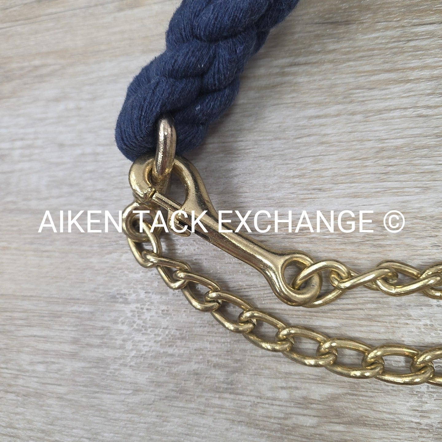 Cotton Lead with Plated Chain
