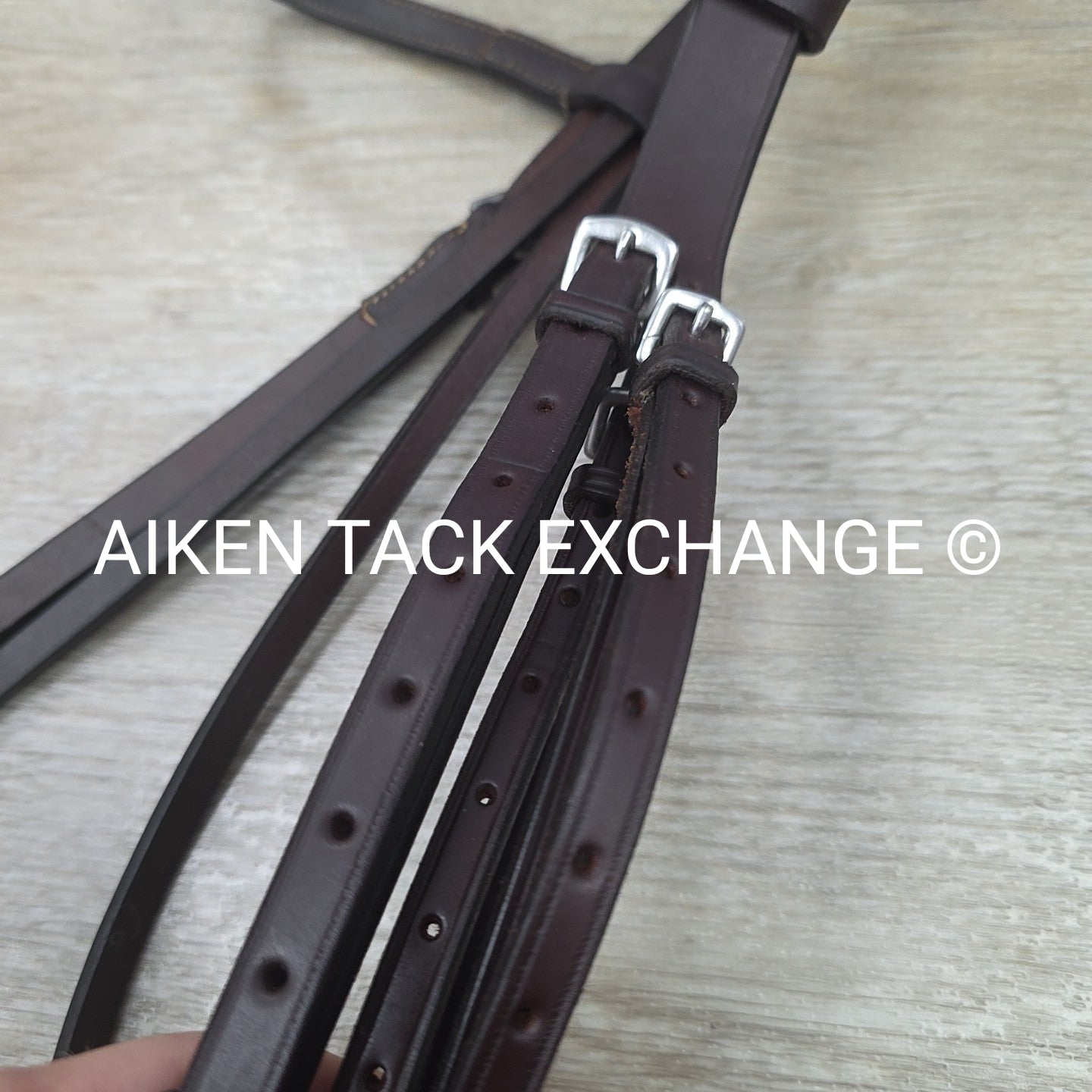 Edgewood Plain Raised Bridle, No Reins, Brown, Size Full