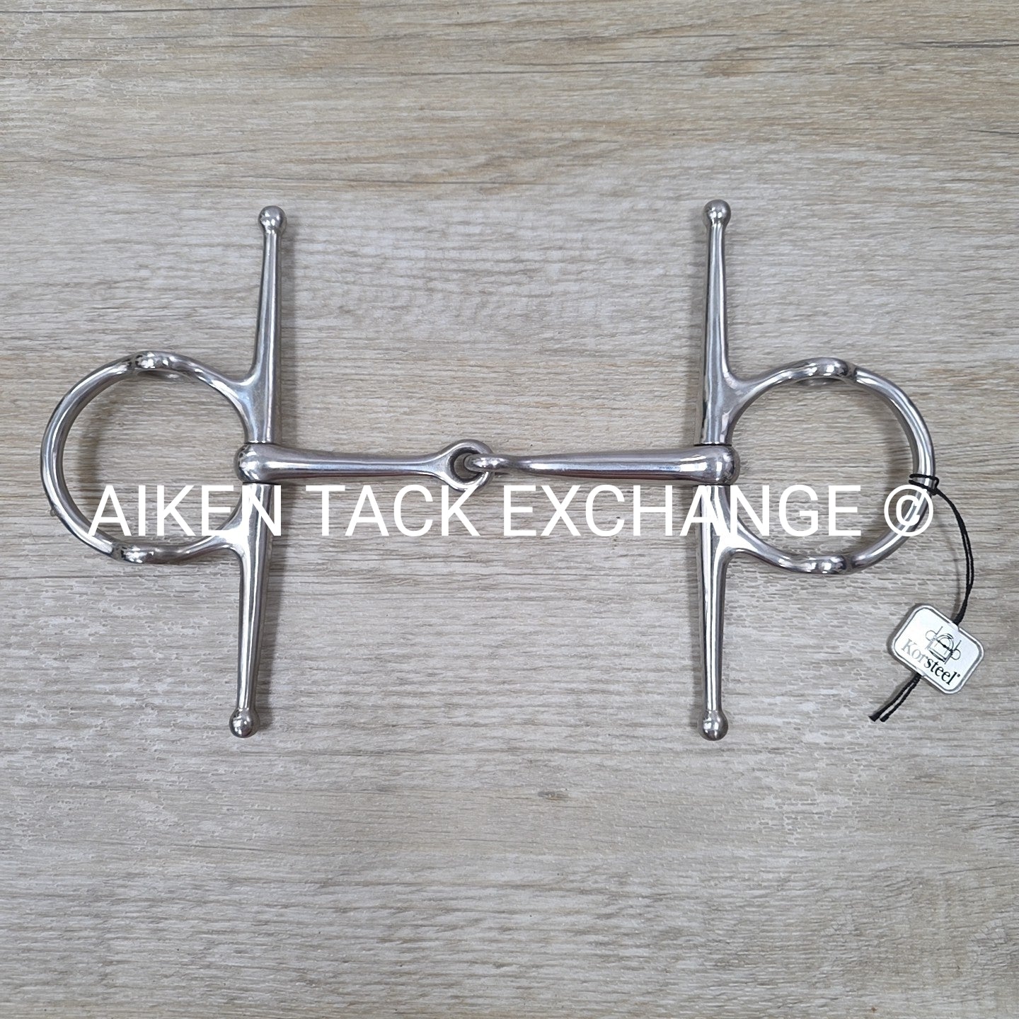 Korsteel Single Joint Full Cheek Gag Bit, 5.5"