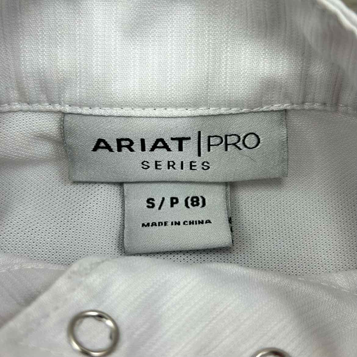 Ariat Pro Series Long Sleeve Show Shirt, Size Small
