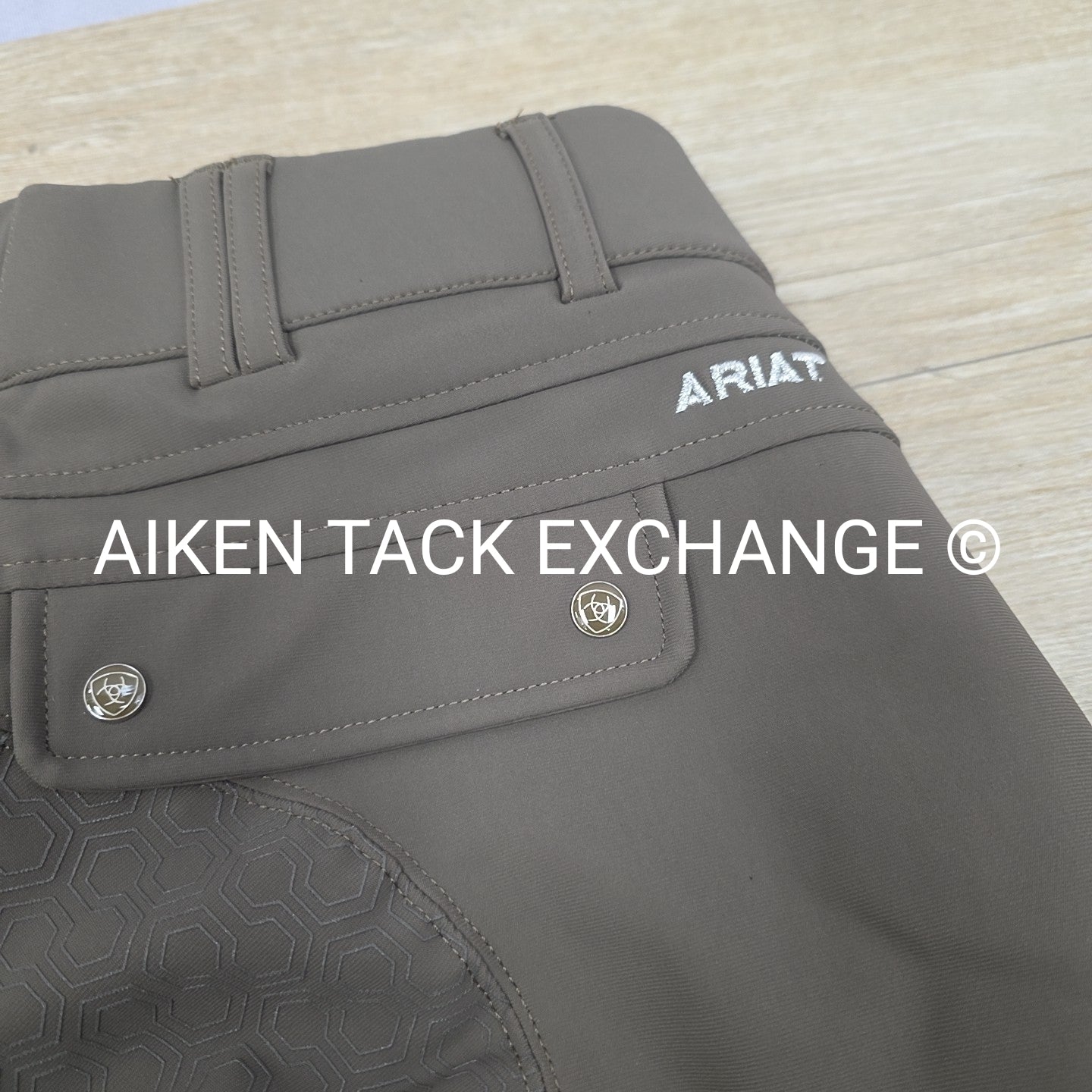 Ariat Tri-Factor Silicone Grip Full Seat Breeches, Size 30 R