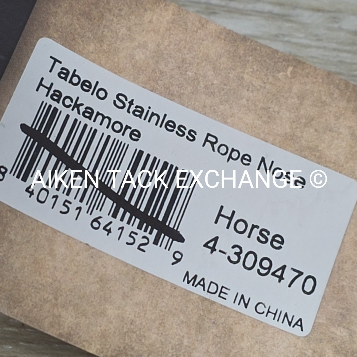 Tabelo Stainless Rope Nose Hackamore