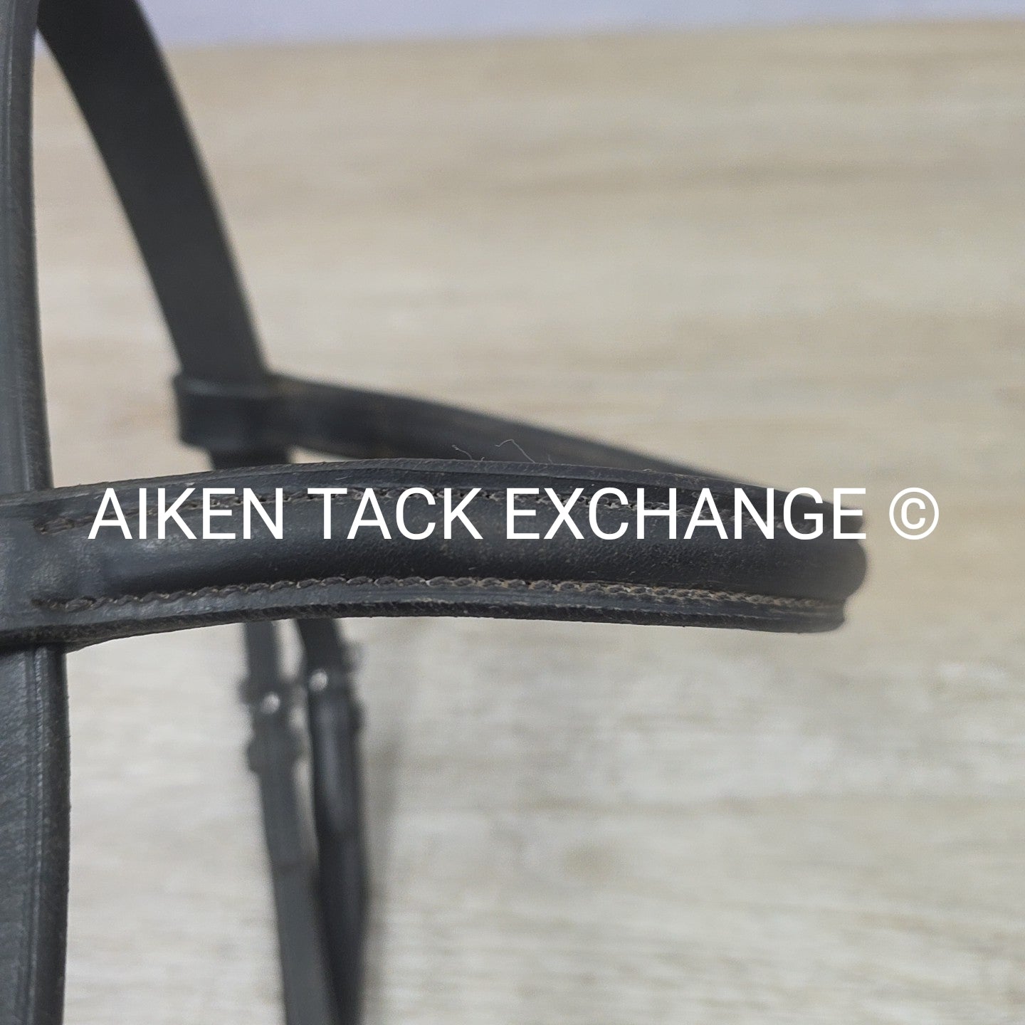 Collegiate Headstall with Zilco Hackamore, No Reins, Black, Size Full