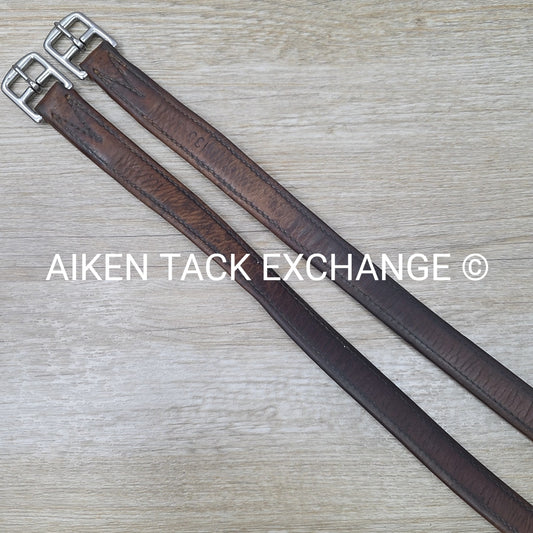 L'Apogee Stirrup Leathers, Brown, 54"