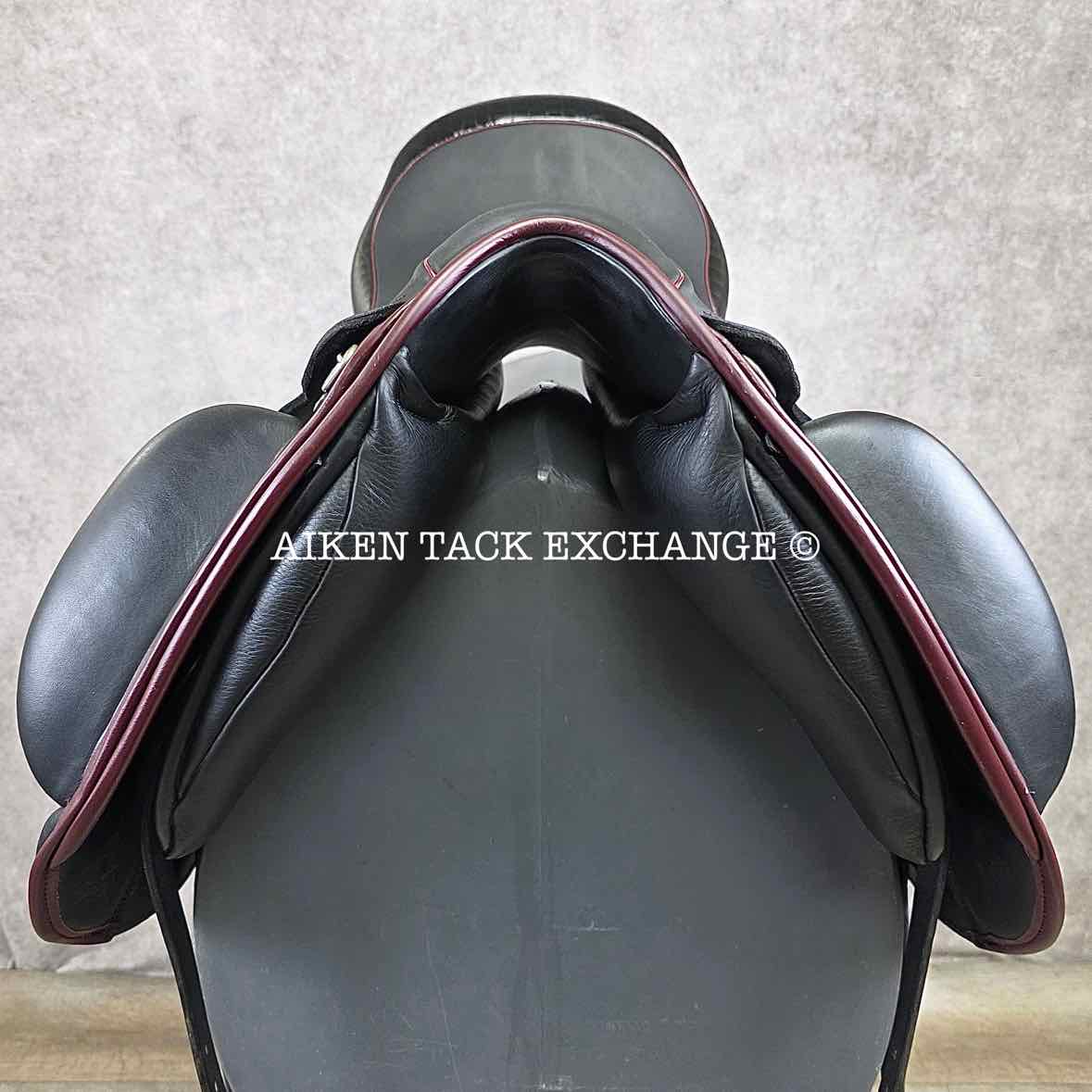 2022 Custom Saddlery Wolfgang Solo MKII Monoflap Dressage Saddle, 17.5" Seat - Short Flap, Adjustable Tree, Wool Flocked Panels