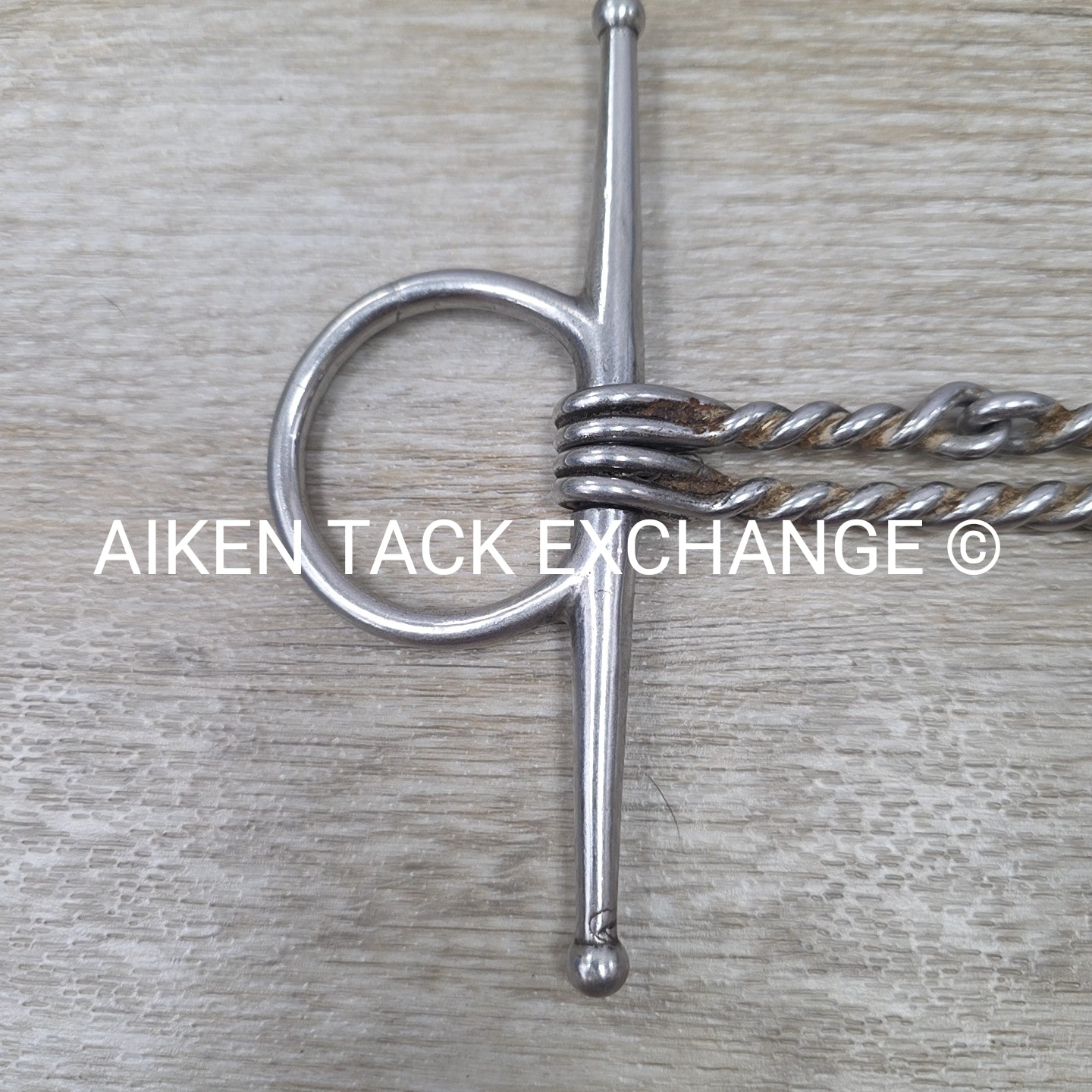 Full Cheek Double Twisted Wire Bit 5"