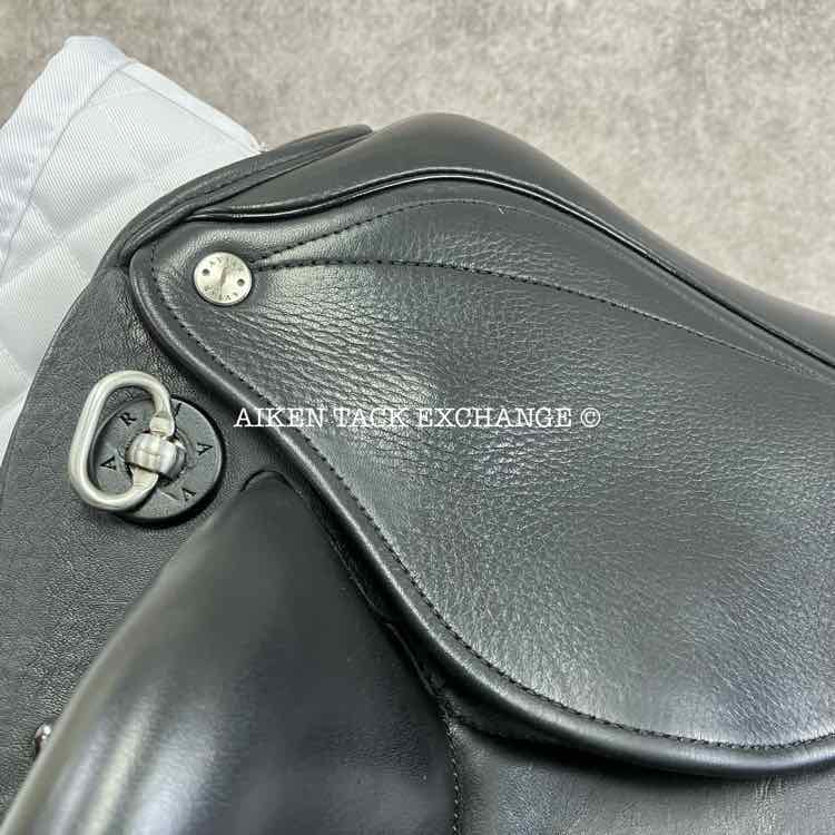 2022 Aviar Rook 2.0 Monoflap Dressage Saddle, 18.5" Seat, Adjustable Tree, Foam Panels