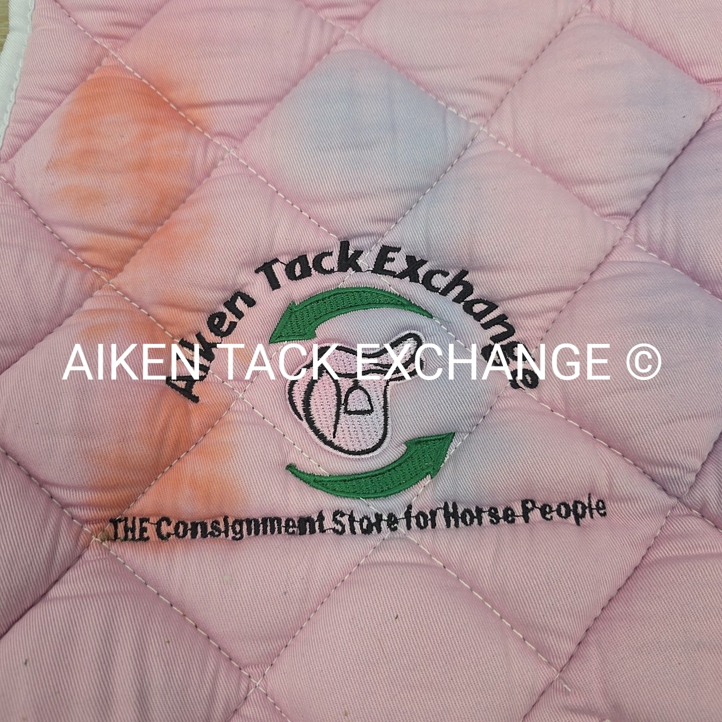 BARGAIN BUNDLE: 2 Tie-Dye All Purpose Saddle Pads with ATE Logo