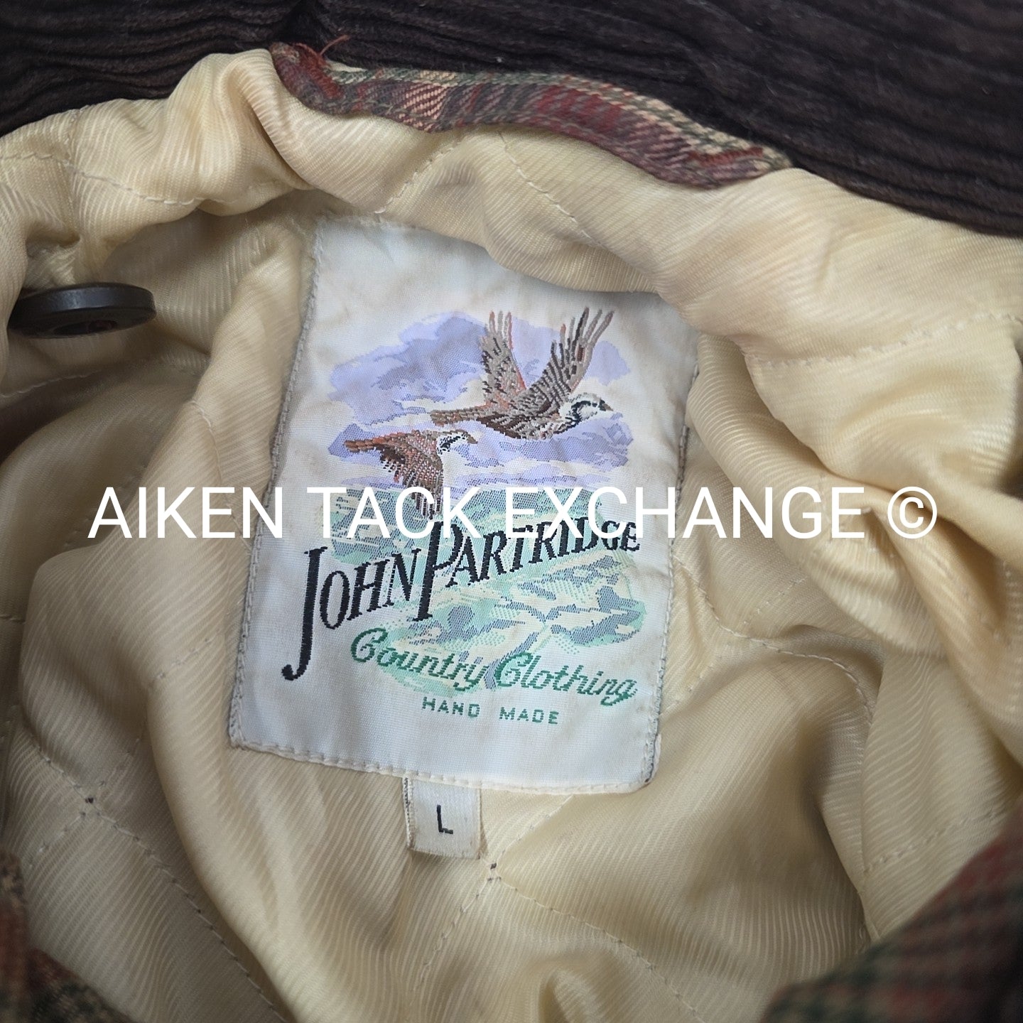 John Partridge Clothing Company Waxed Jacket, Men's Large