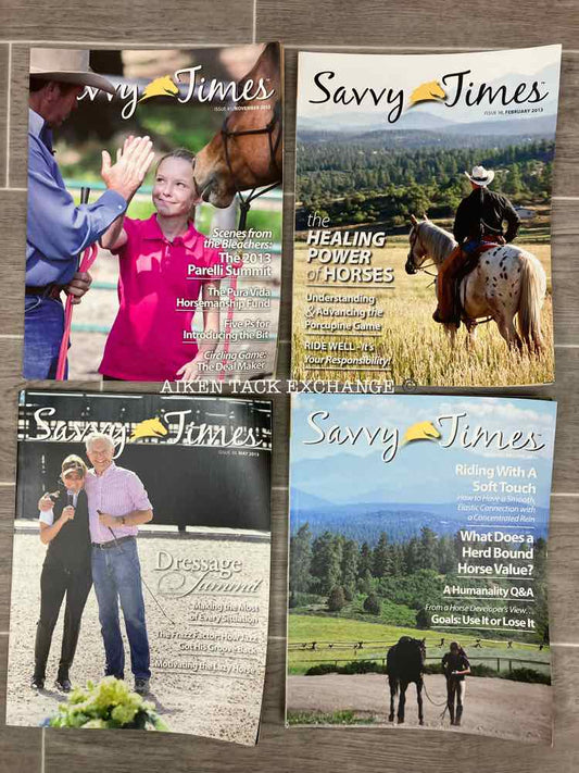 Parelli Savvy Times Magazines: February, May, August, & November 2013