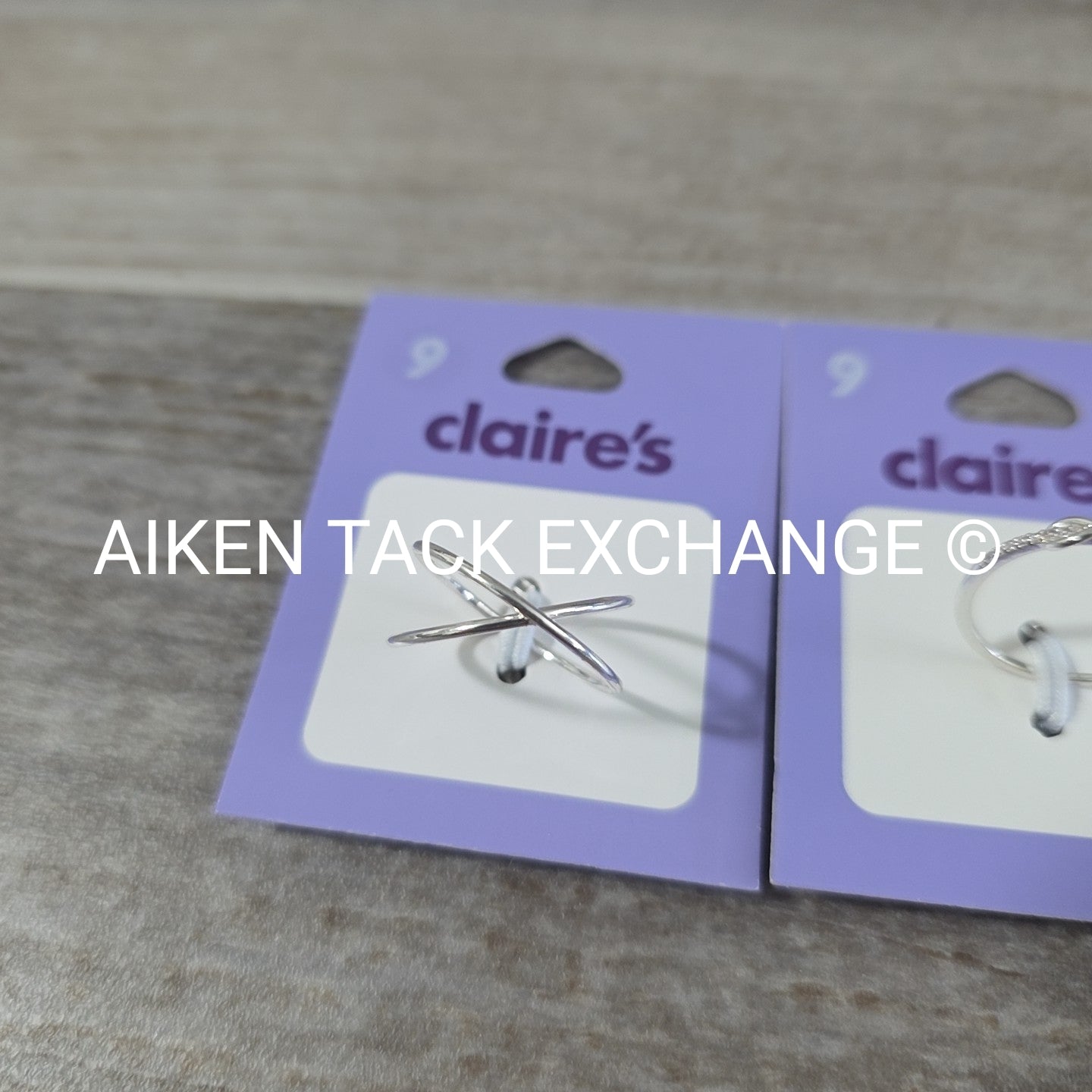 Claire's Rings (2) - Size 9