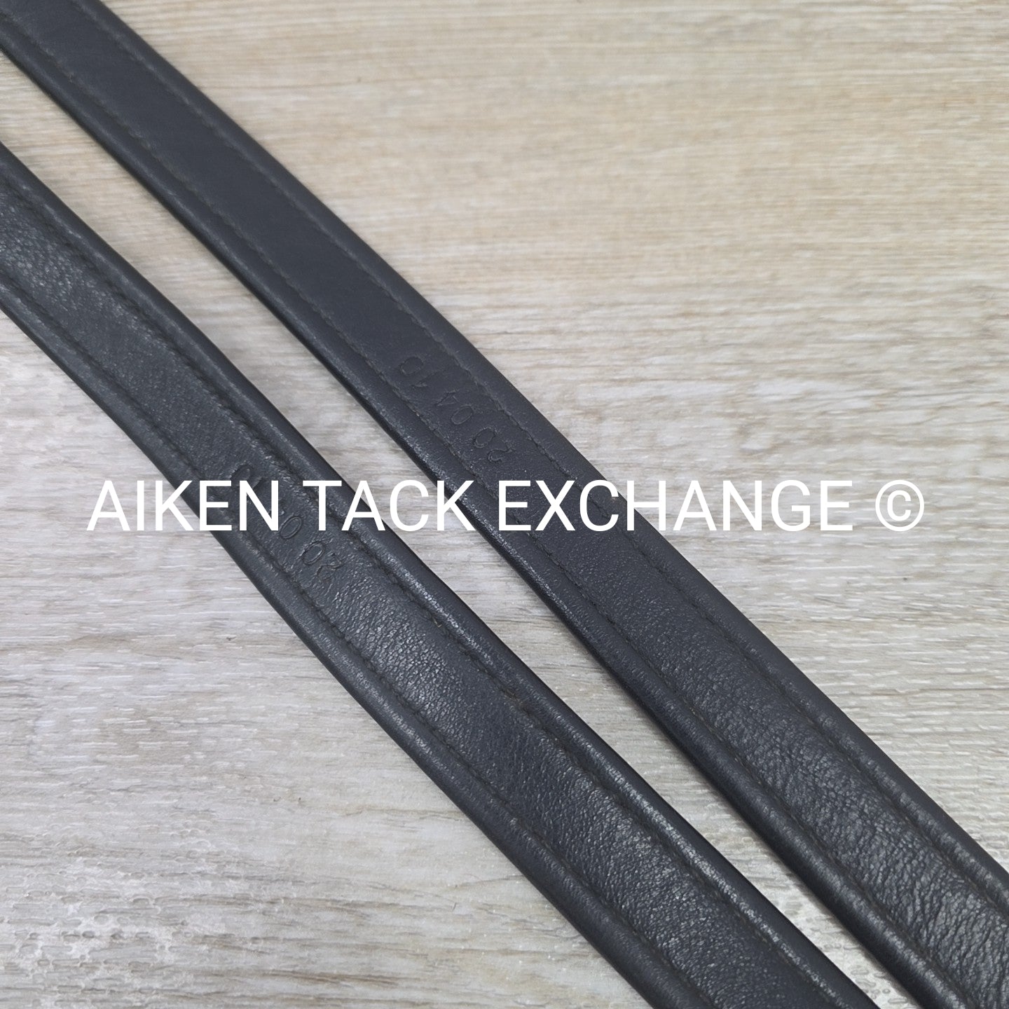 Prestige Nylon Lined Stirrup Leathers, Black, 160cm  / 63"