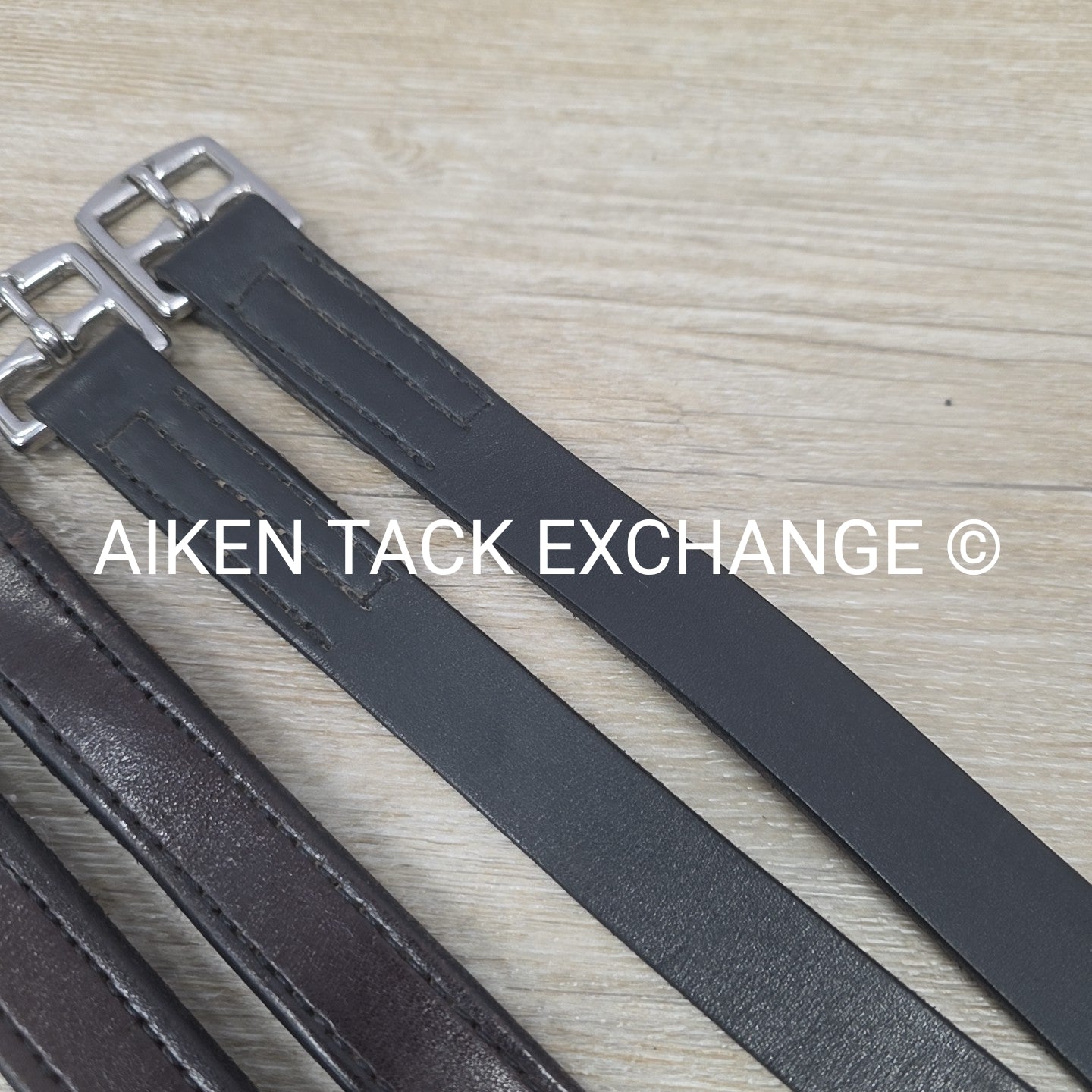 BARGAIN BUNDLE: Tory Leather & Perri's Stirrup Leathers, Black & Brown, 60"