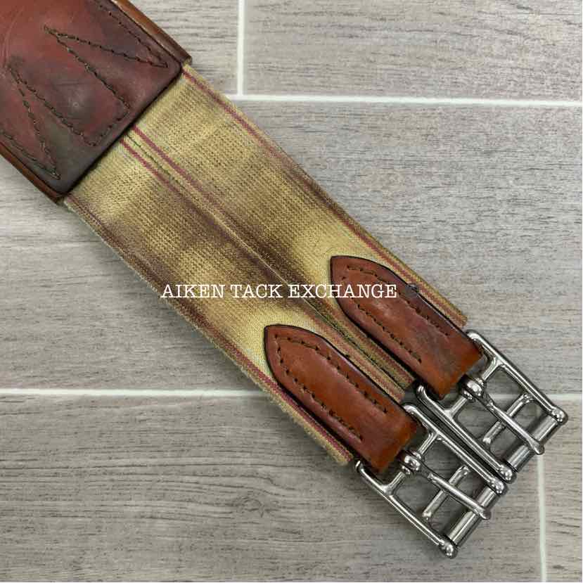 Edgewood Padded Leather Girth, Brown, 50"