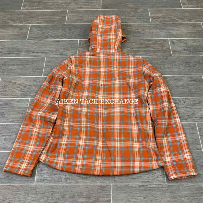 Dover Saddlery Lancaster Sherpa Lined Flannel Hoodie, Size XS