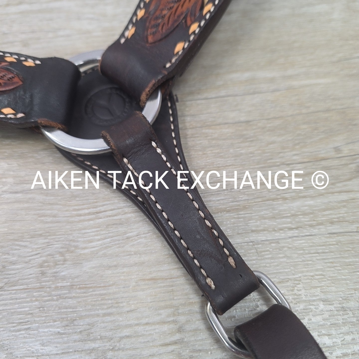 Circle Y Tooled Breastcollar, Size Full/Horse