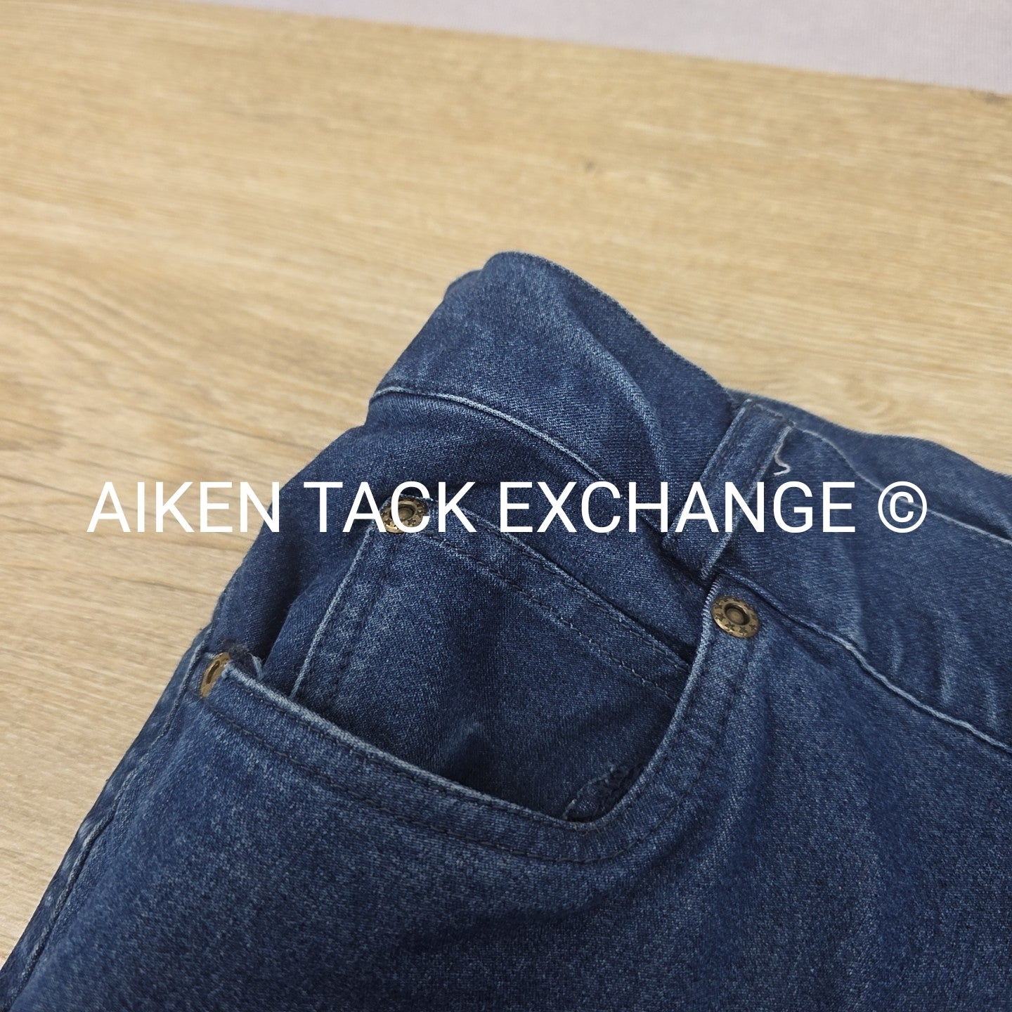 TuffRider Stretch Denim Knee Patch Riding Jeans, Women's 30