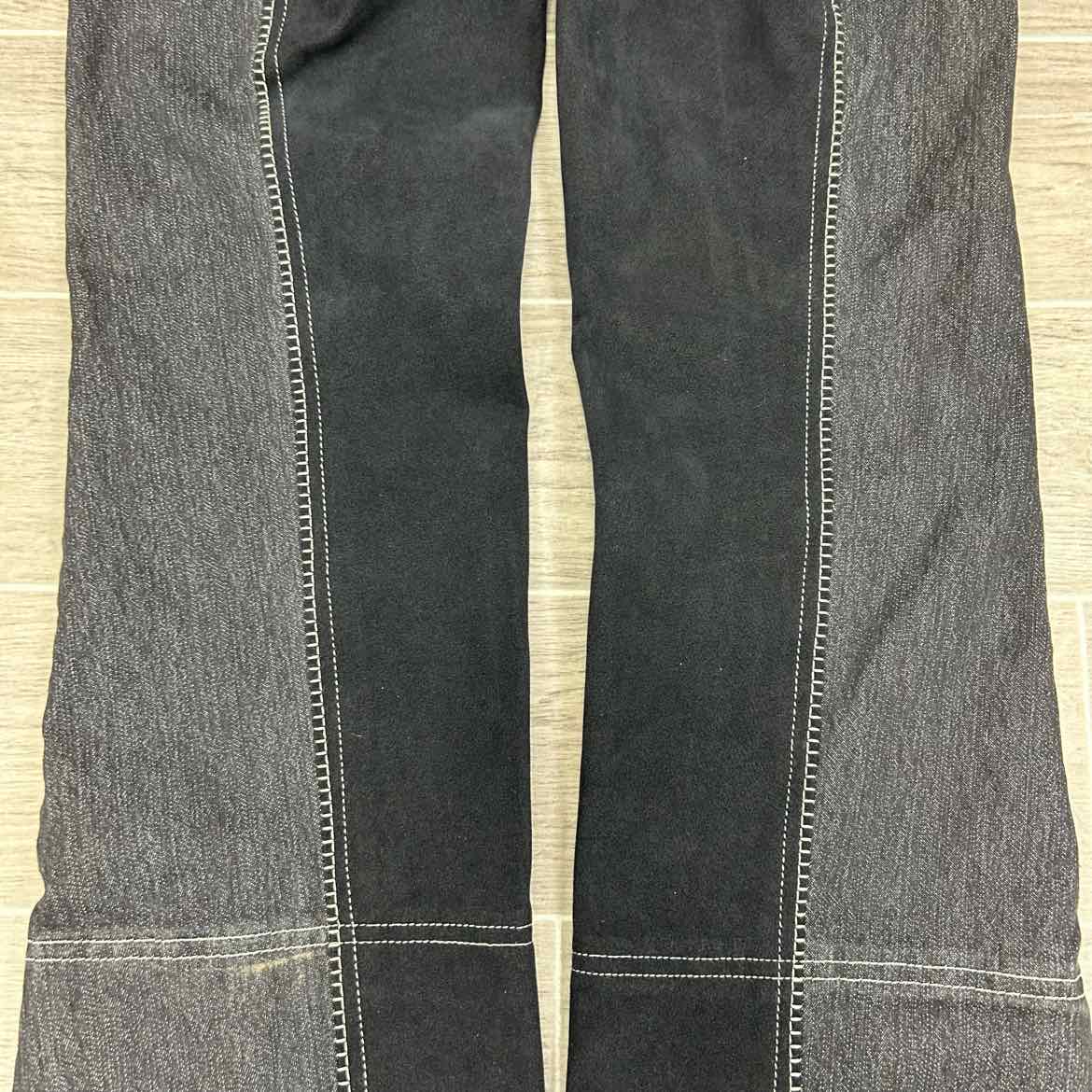 HKM Ms Blink Full Seat Denim Boot Cut Breeches, Size 30