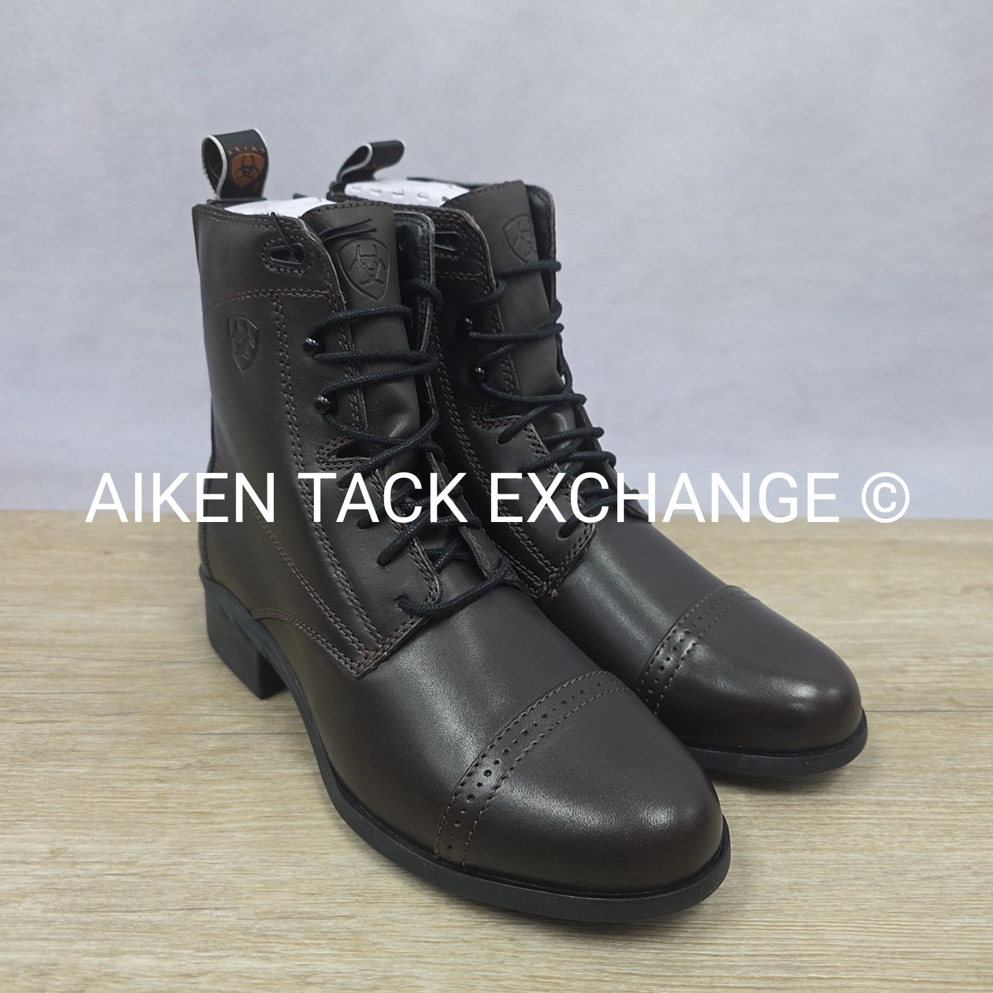 Ariat Heritage III Laced Paddock Boots, Brown, Brand New, Women's 6.5 B